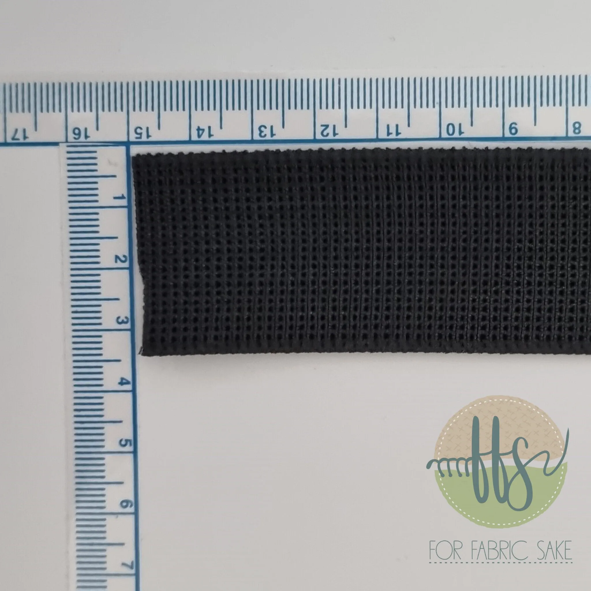 Elastic- NON roll 32mm - Black