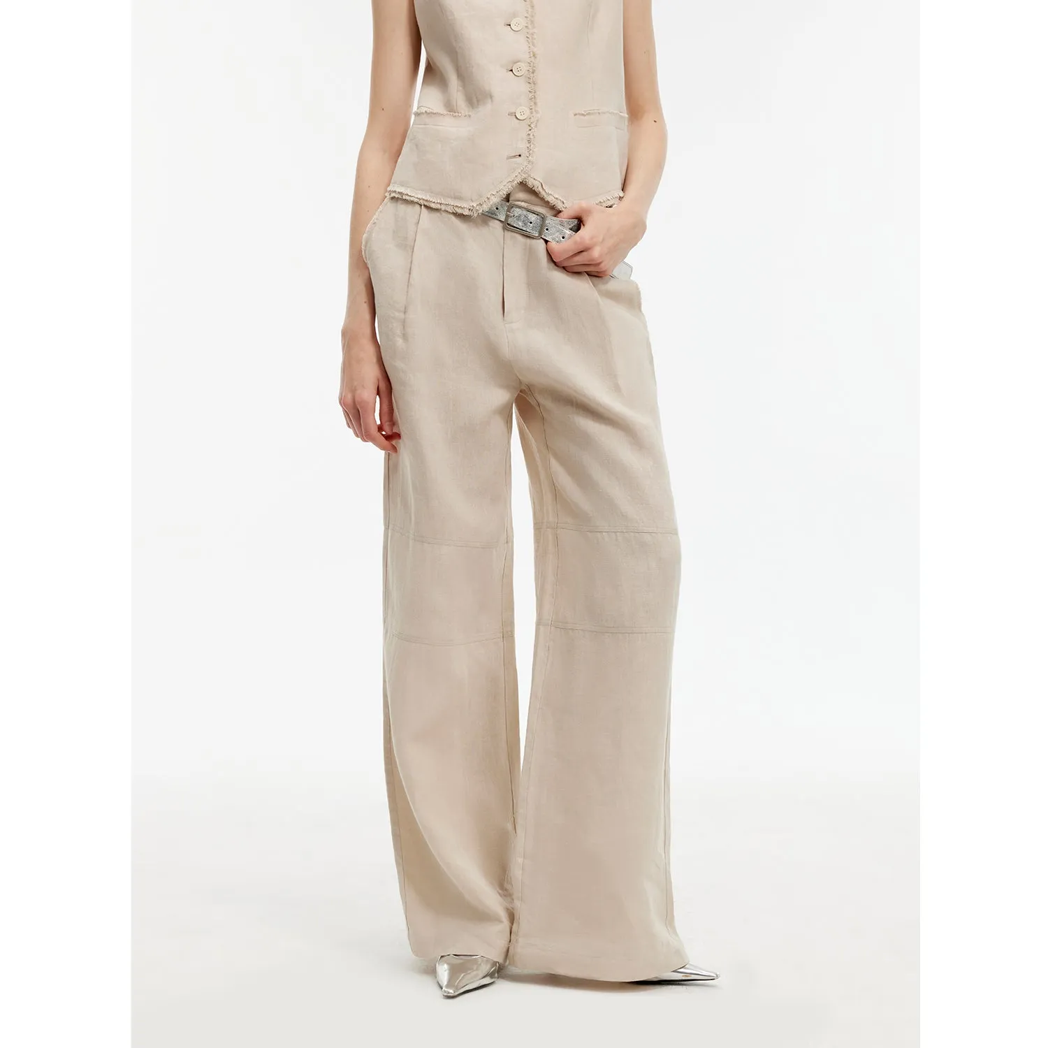 Elegant Linen Suit Set