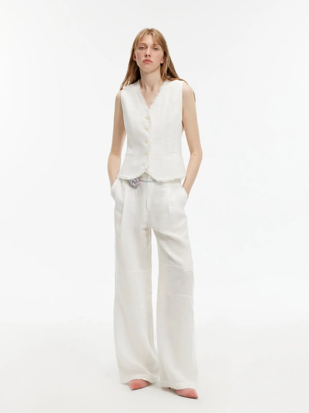 Elegant Linen Suit Set