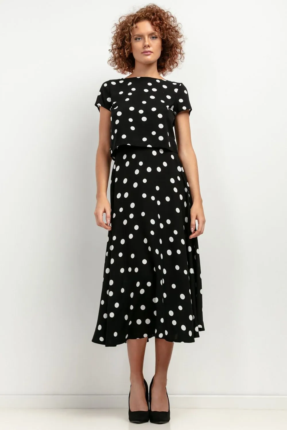 Elegant Patterned Maxi Skirt
