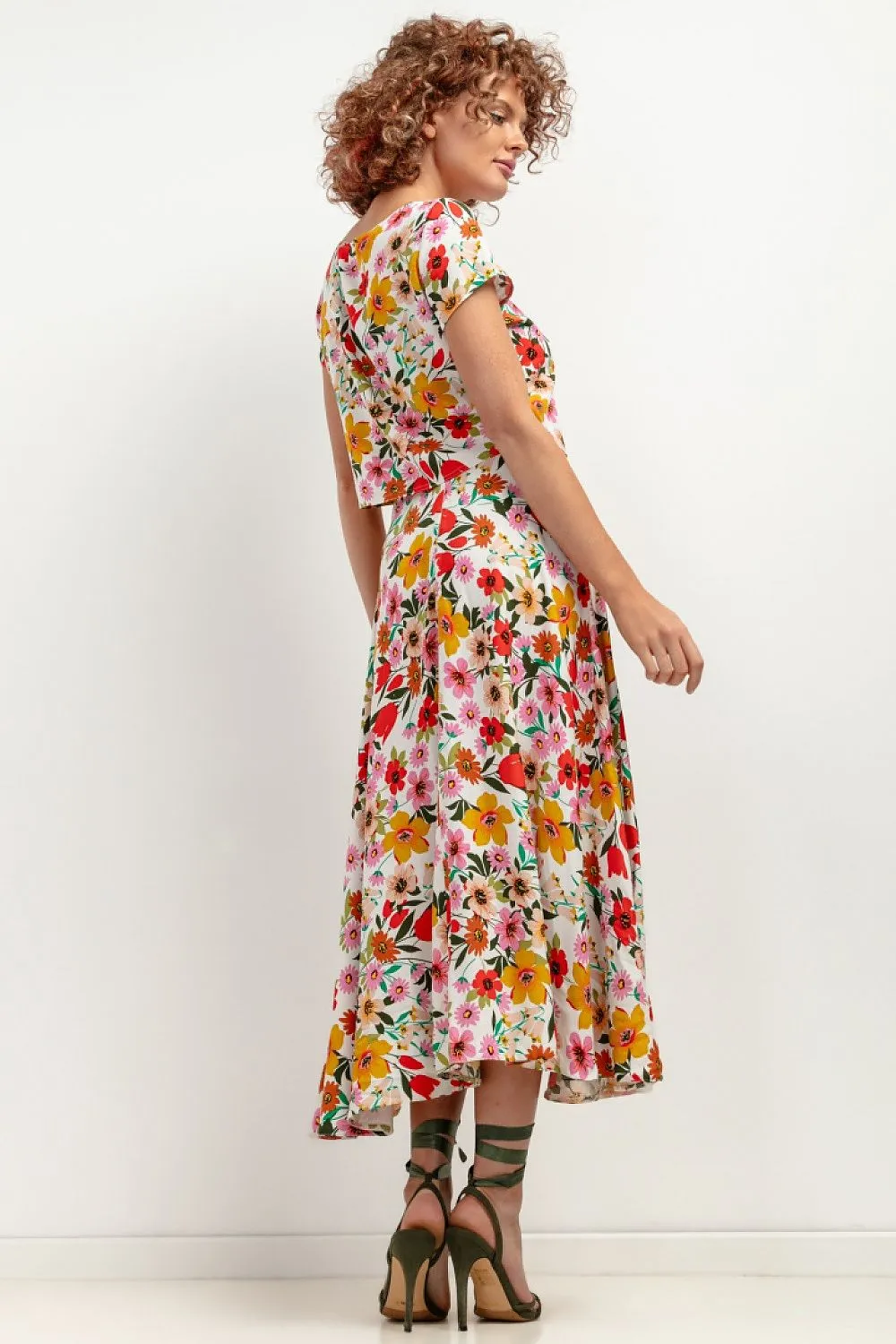 Elegant Patterned Maxi Skirt