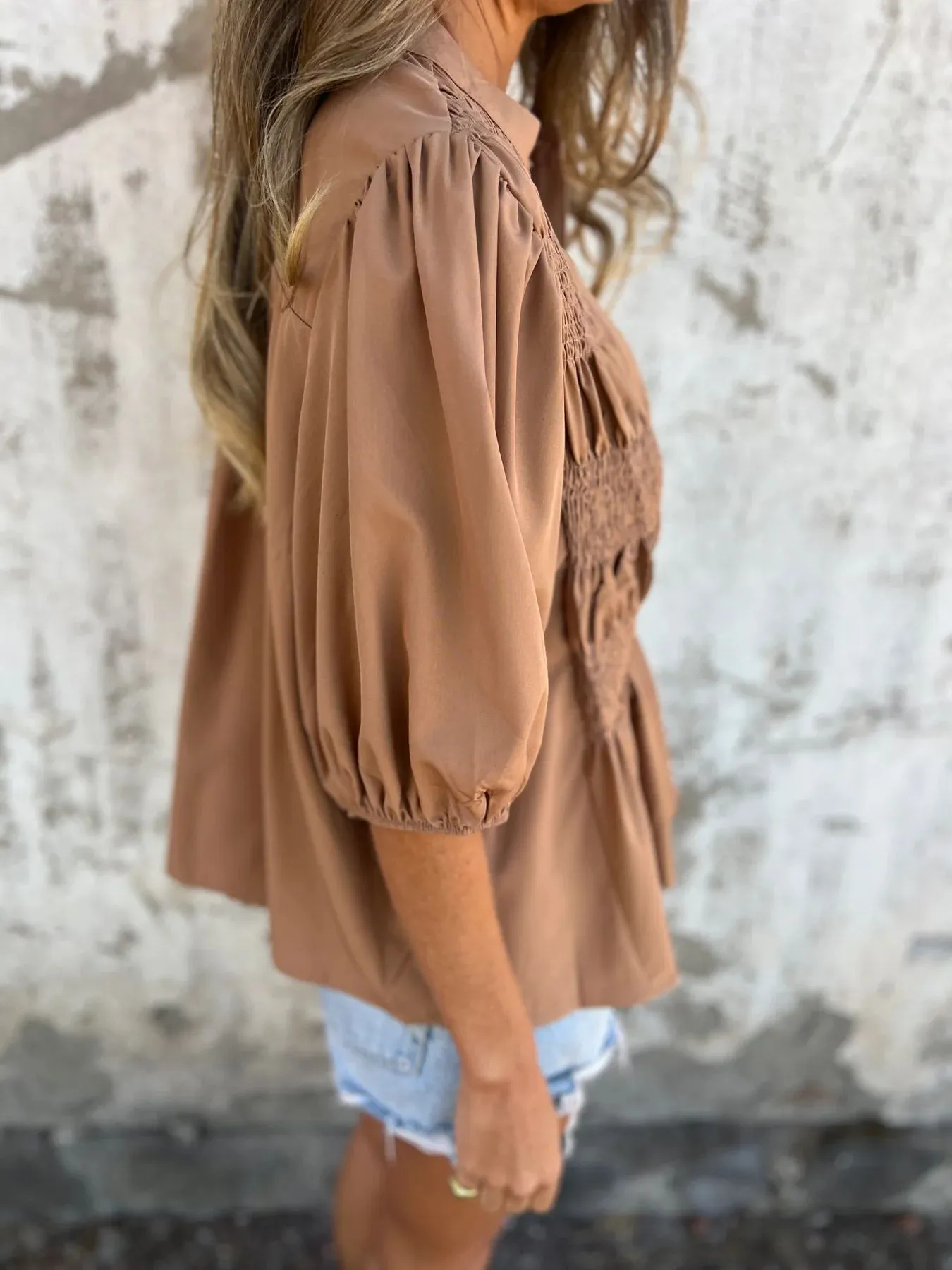 Elegant Vouw Blouse for Women