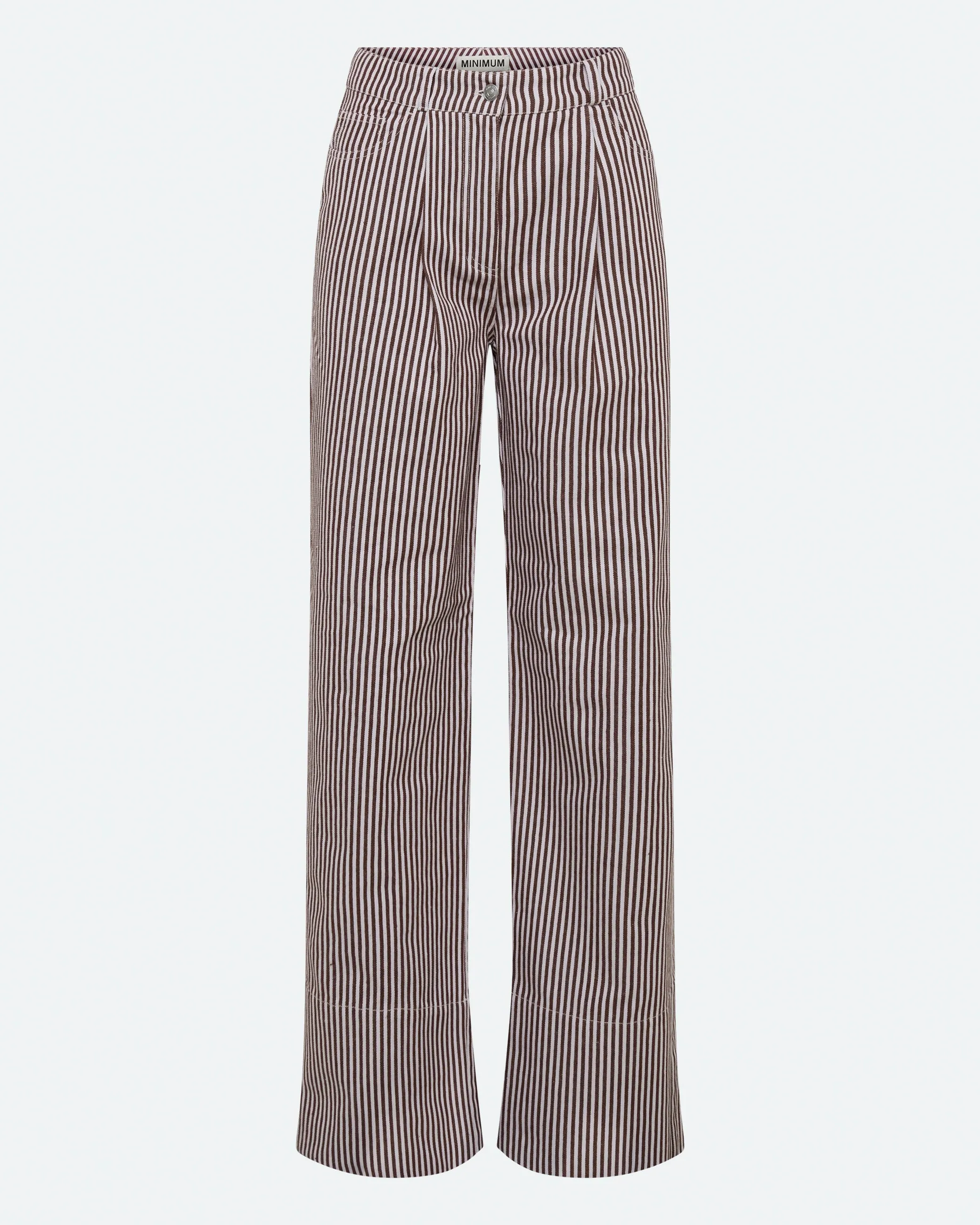 Elisa striped denim pants 4328 - Coco Milk