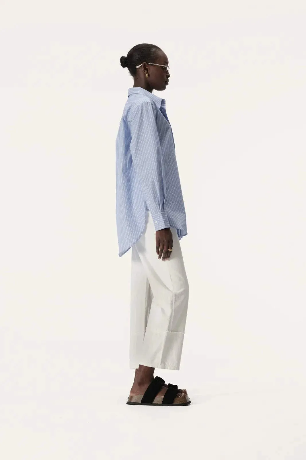 Elka Collective Charlotte Shirt Blue Stripe