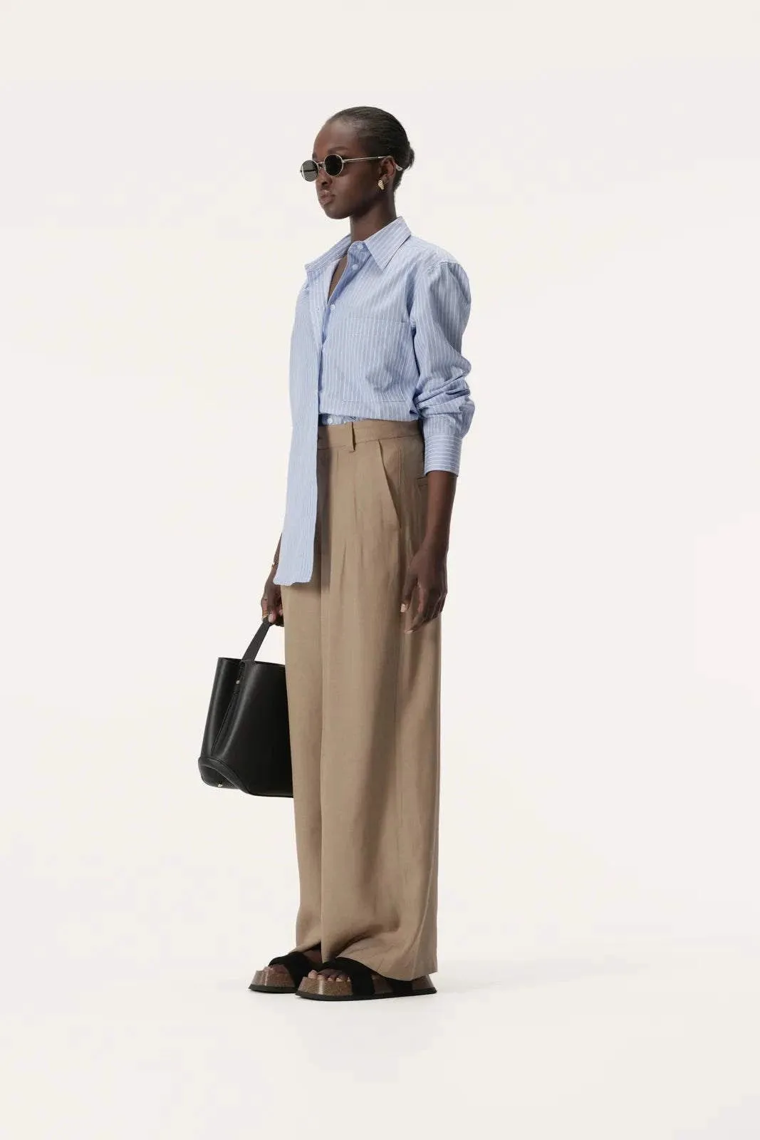 Elka Collective Charlotte Shirt Blue Stripe