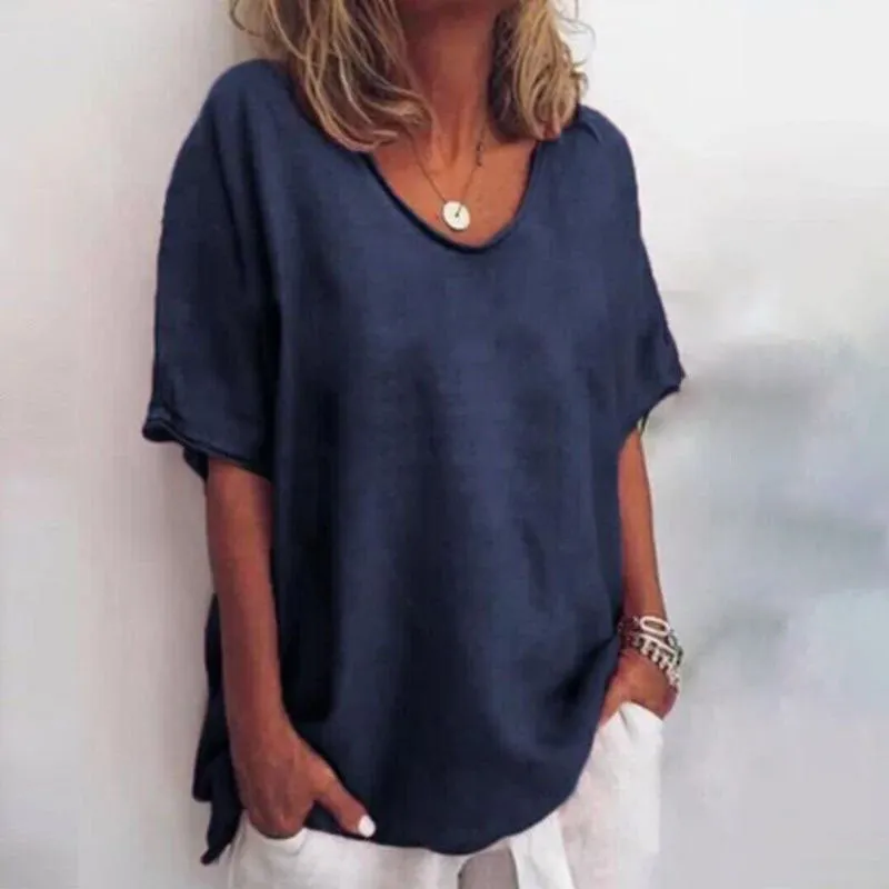 Eloise | Soft and Breathable V-Neck Shirt