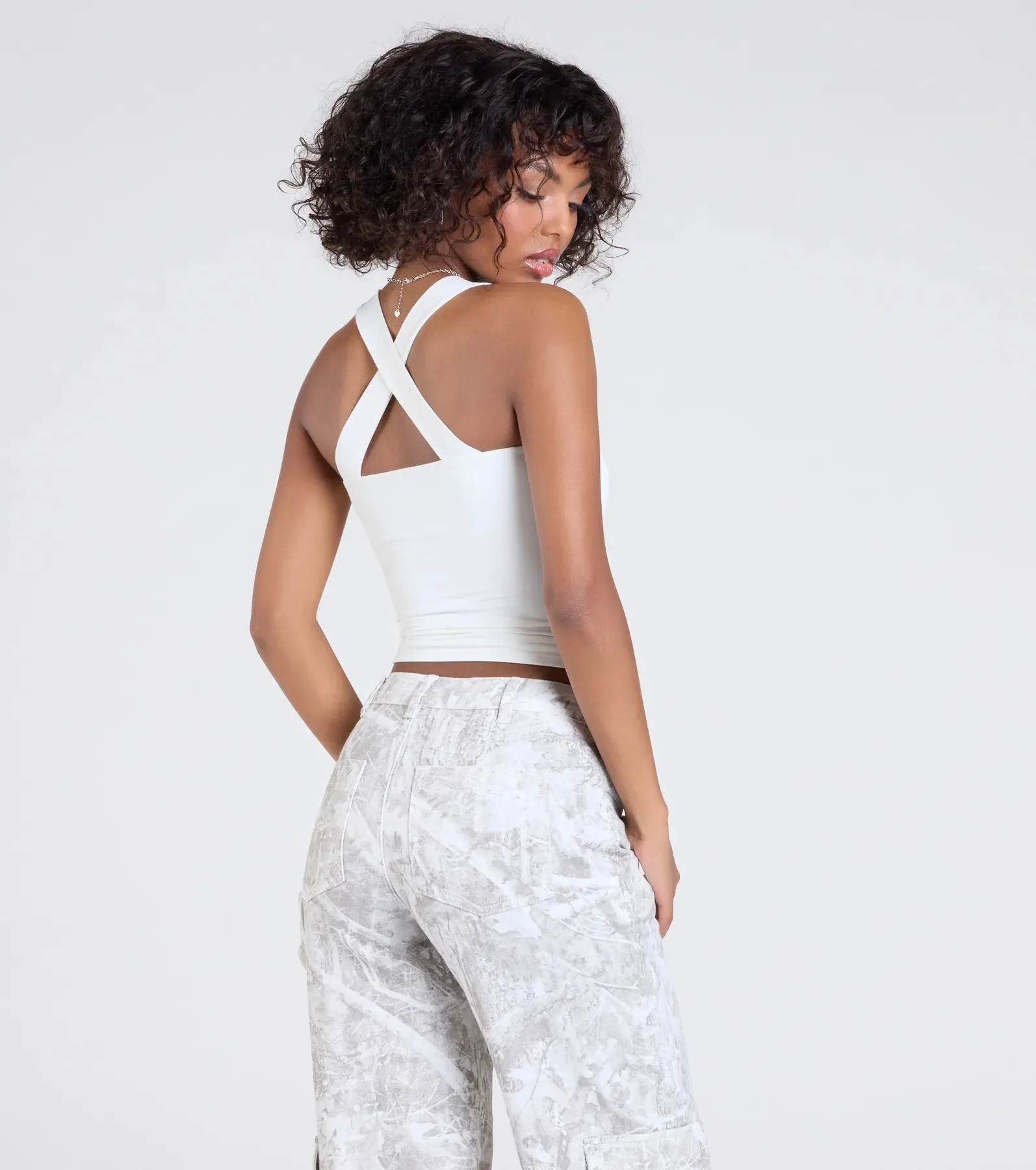 Essential Energy Halter Crop Top