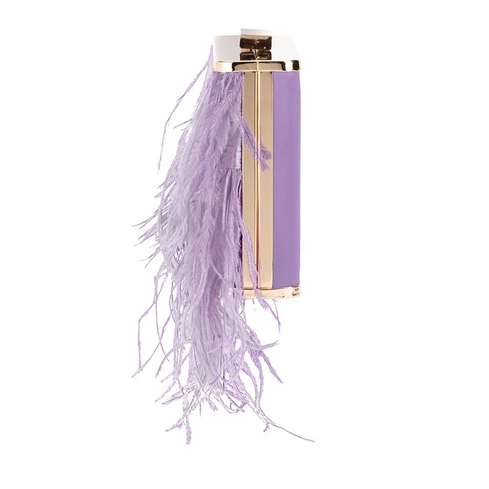 ESTELLE Feather  Clutch