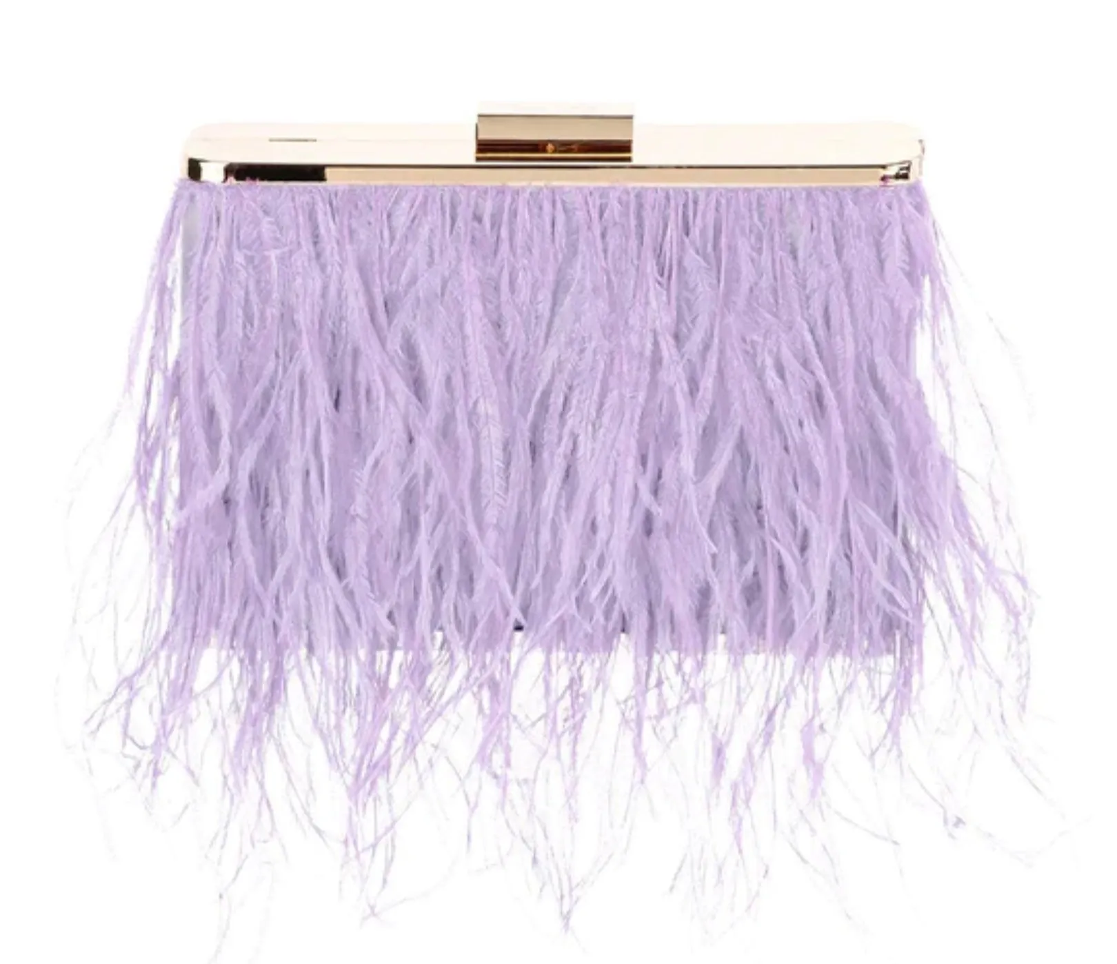 Estelle Feather Clutch