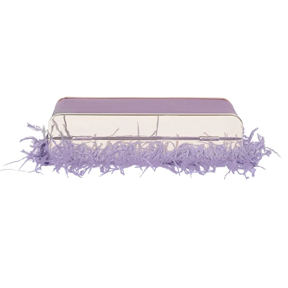 ESTELLE Feather  Clutch