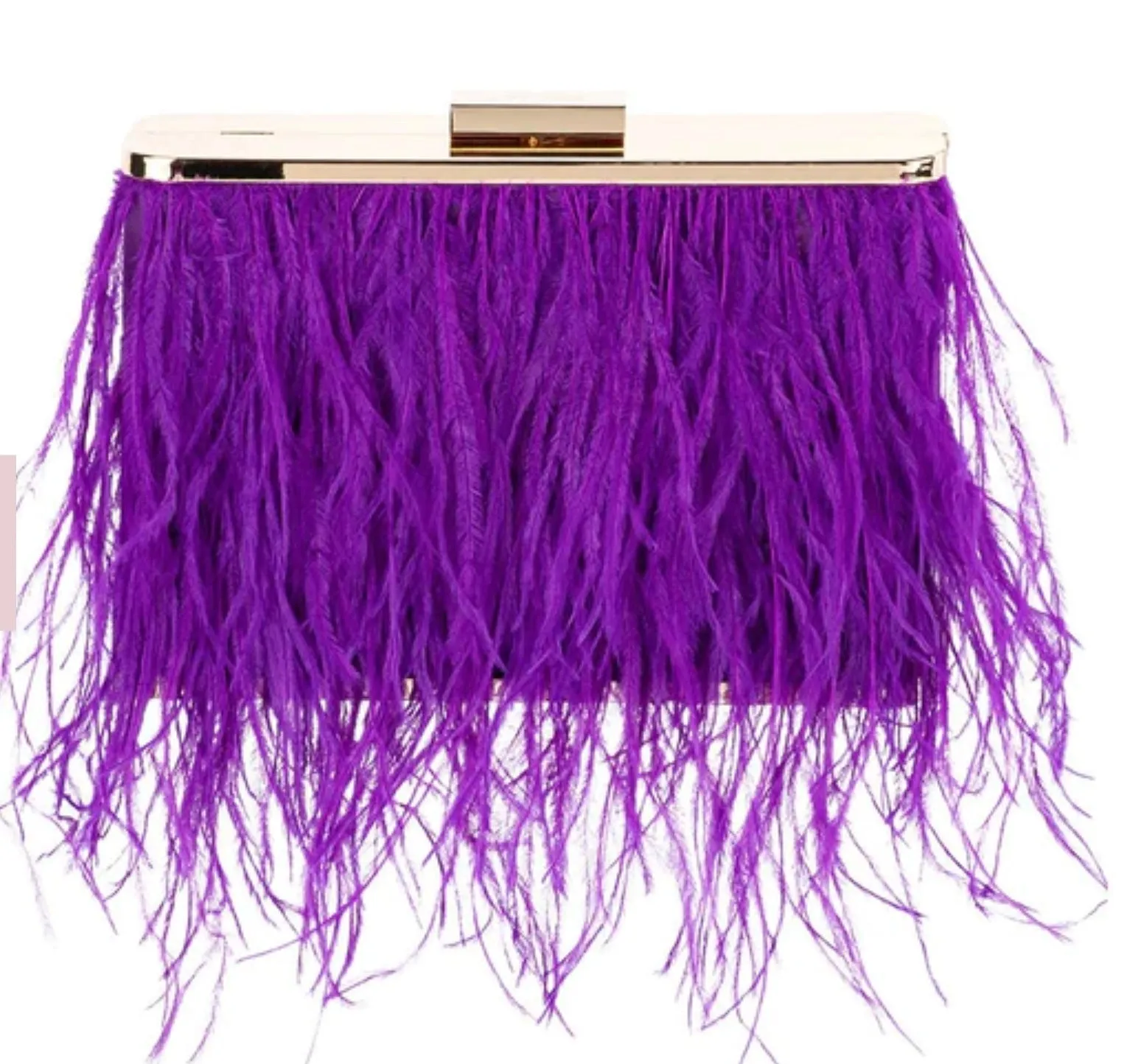 Estelle Feather Clutch