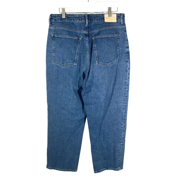 EVERLANE The Curvy Way High Jean medium wash women’s 32R organic sustainable