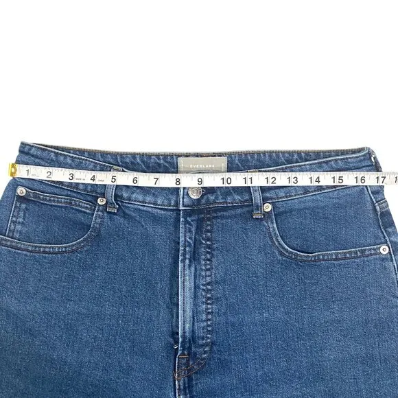 EVERLANE The Curvy Way High Jean medium wash women’s 32R organic sustainable