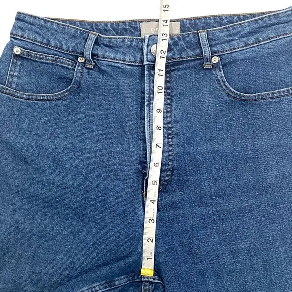 EVERLANE The Curvy Way High Jean medium wash women’s 32R organic sustainable