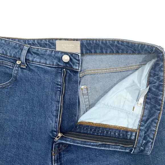 EVERLANE The Curvy Way High Jean medium wash women’s 32R organic sustainable