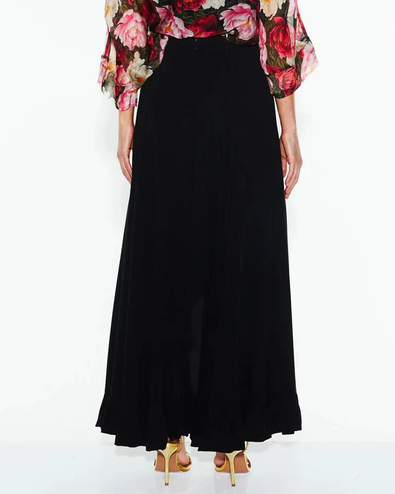 Fate & Becker - All Night Ruffle Skirt - Black