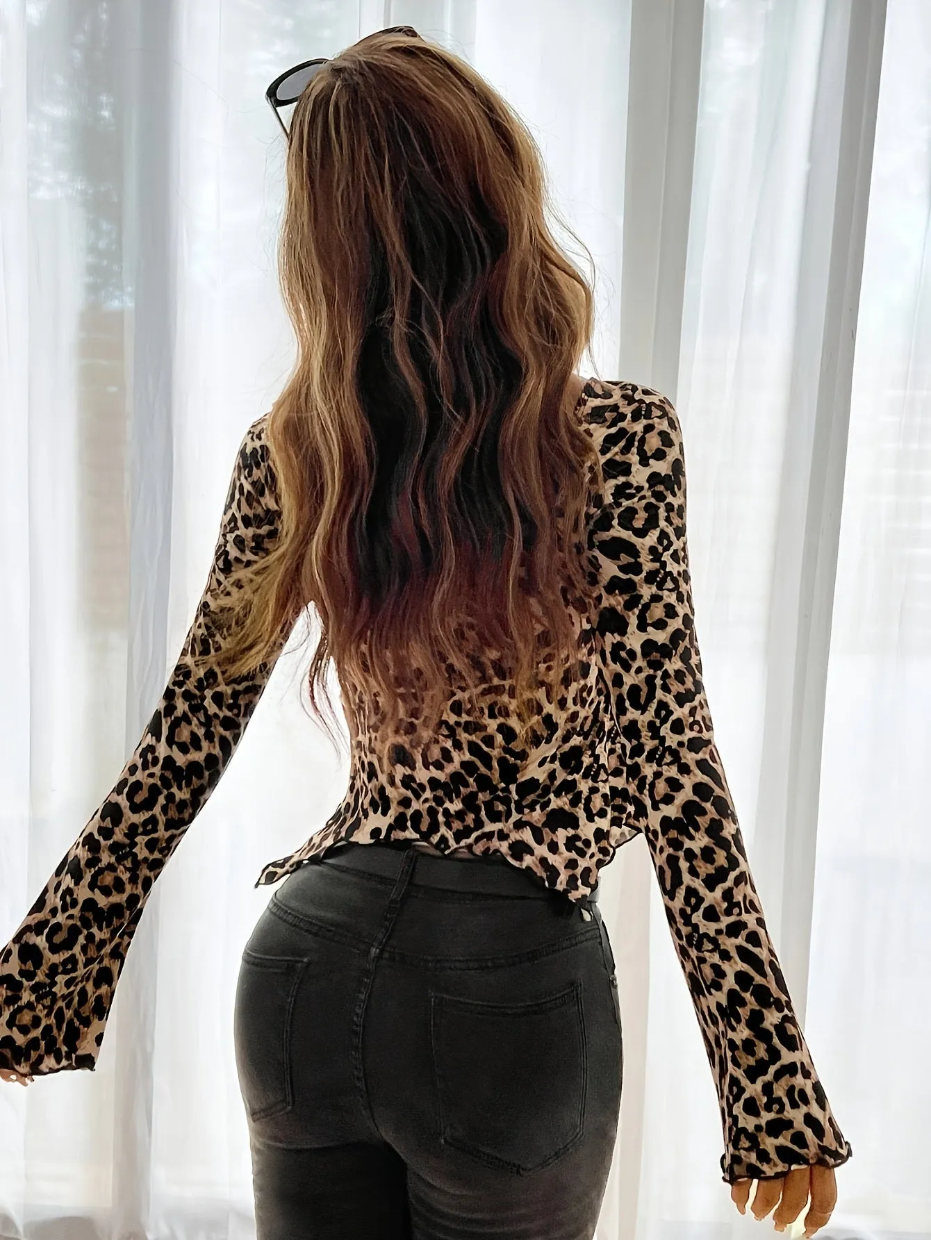 Fierce and Flirty Leopard Print Crop Top for Bold Statements