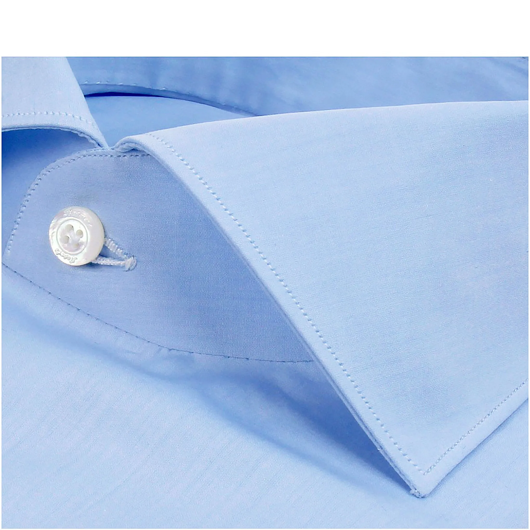 Finamore Milano 170s Luxury Dress Shirt in Blue