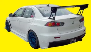 Fits: Mitsubishi Evo X Evolution 10 Frp Side Skirt Extensions Splitters Under Lips