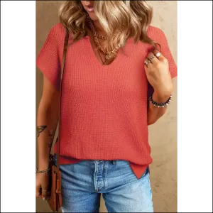 Flamingo Solid Textured Knit Vest:  Fabulous & Feather-ly Dangerous 🦩 Needful Things