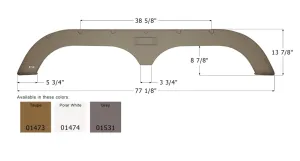 Fleetwood 5th Wheel Travel Trailer FS720 - Gray