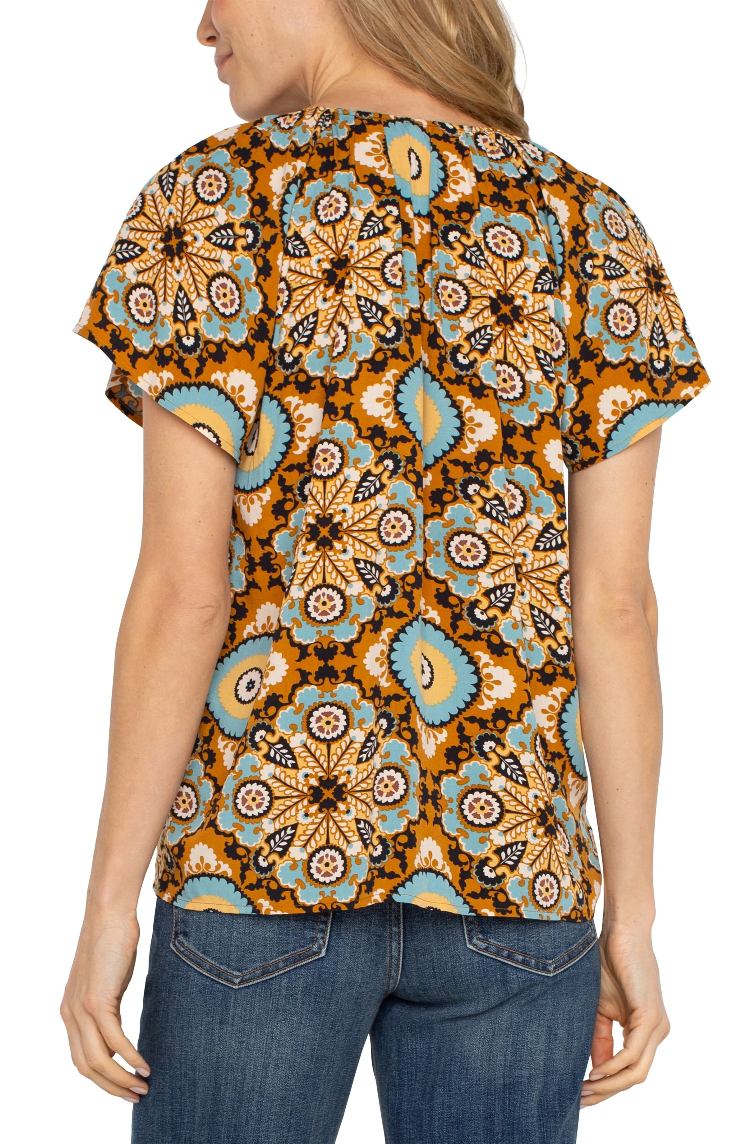 Flutter Sleeve Burlywood