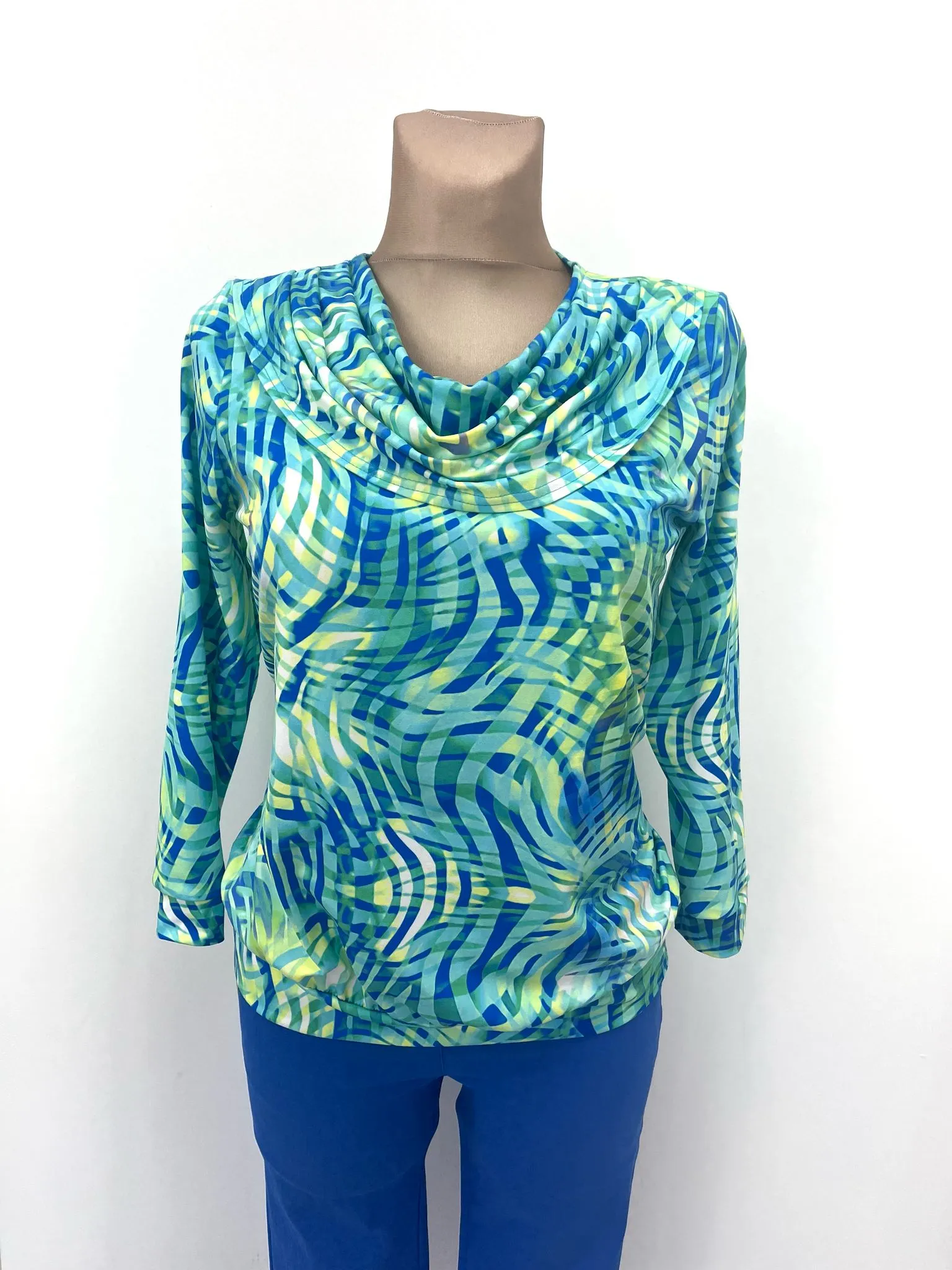 FM Fashion YEW Range Ladies Tops - Cowl Neck