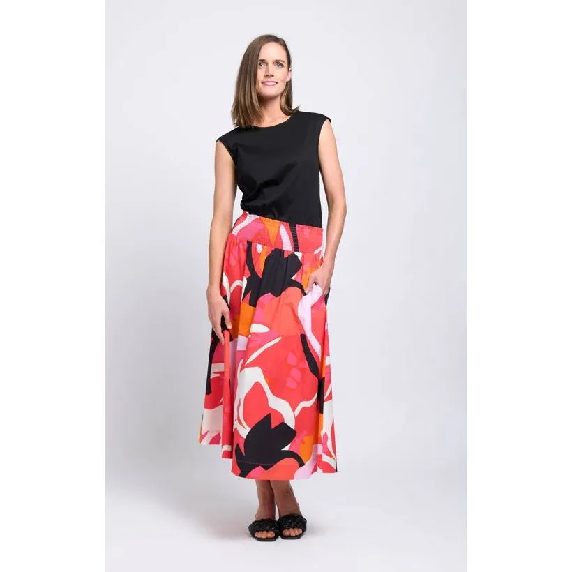 FOIL SKIRTED AHEAD SKIRT