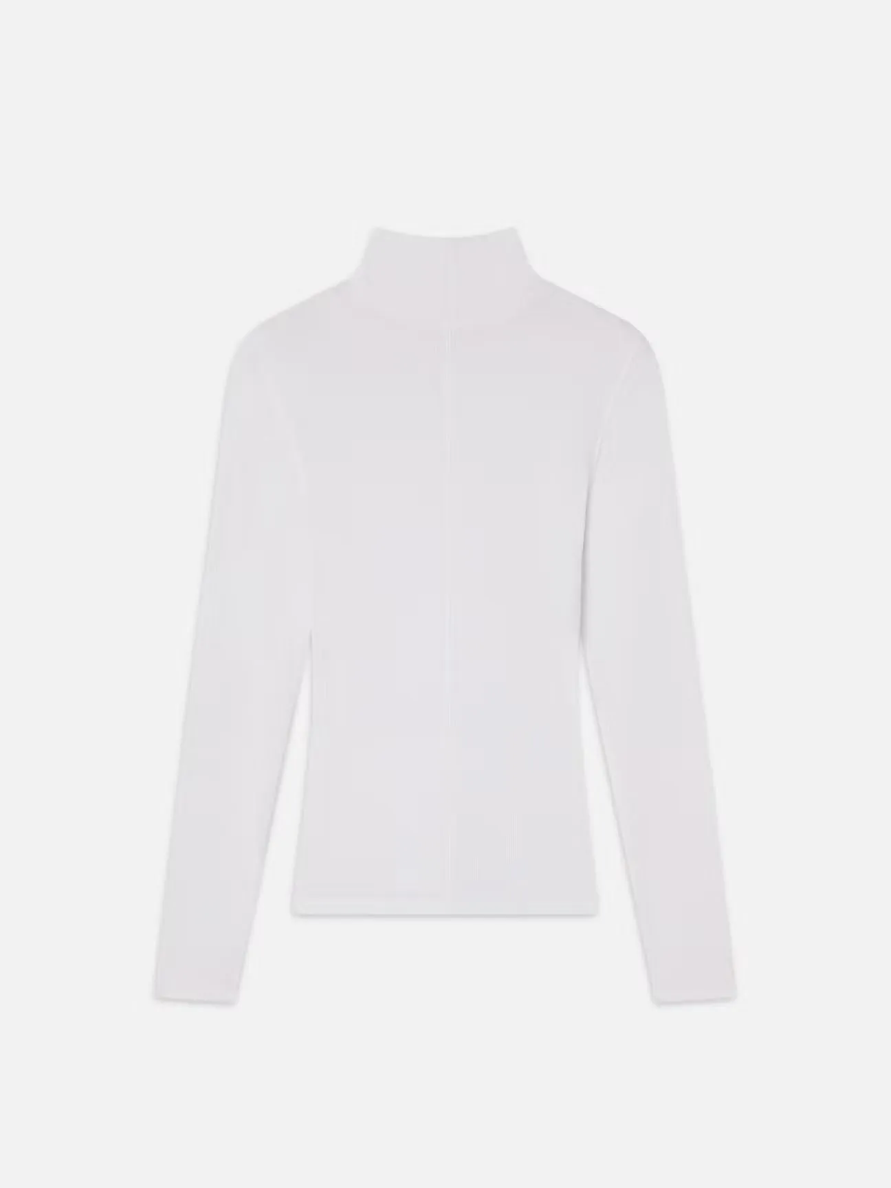 FRAME - Rib Turtleneck - White