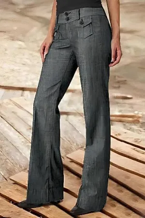 Franchesca - Elegant Button Pants for Women
