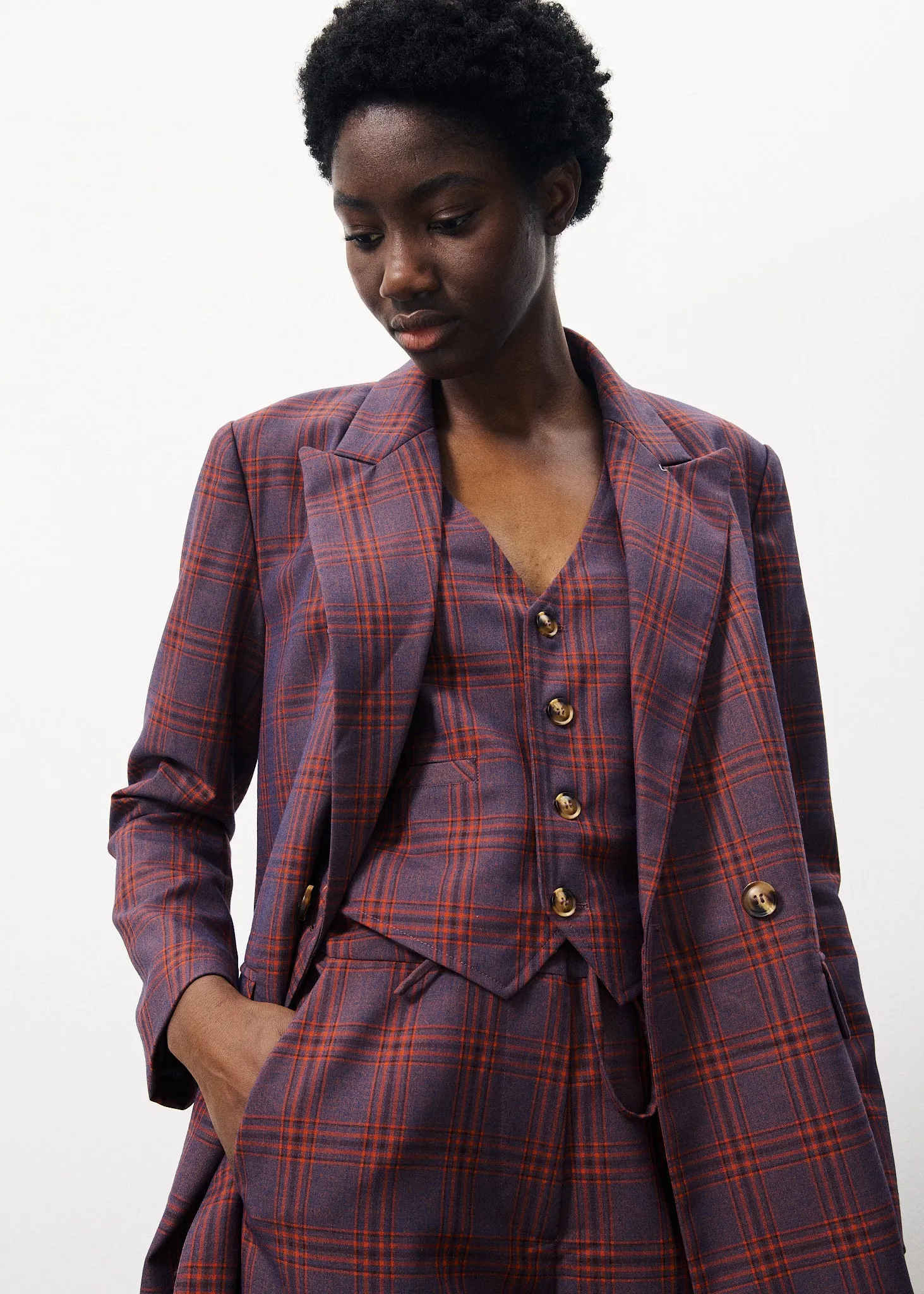 FRNCH Garance Blazer - Violet