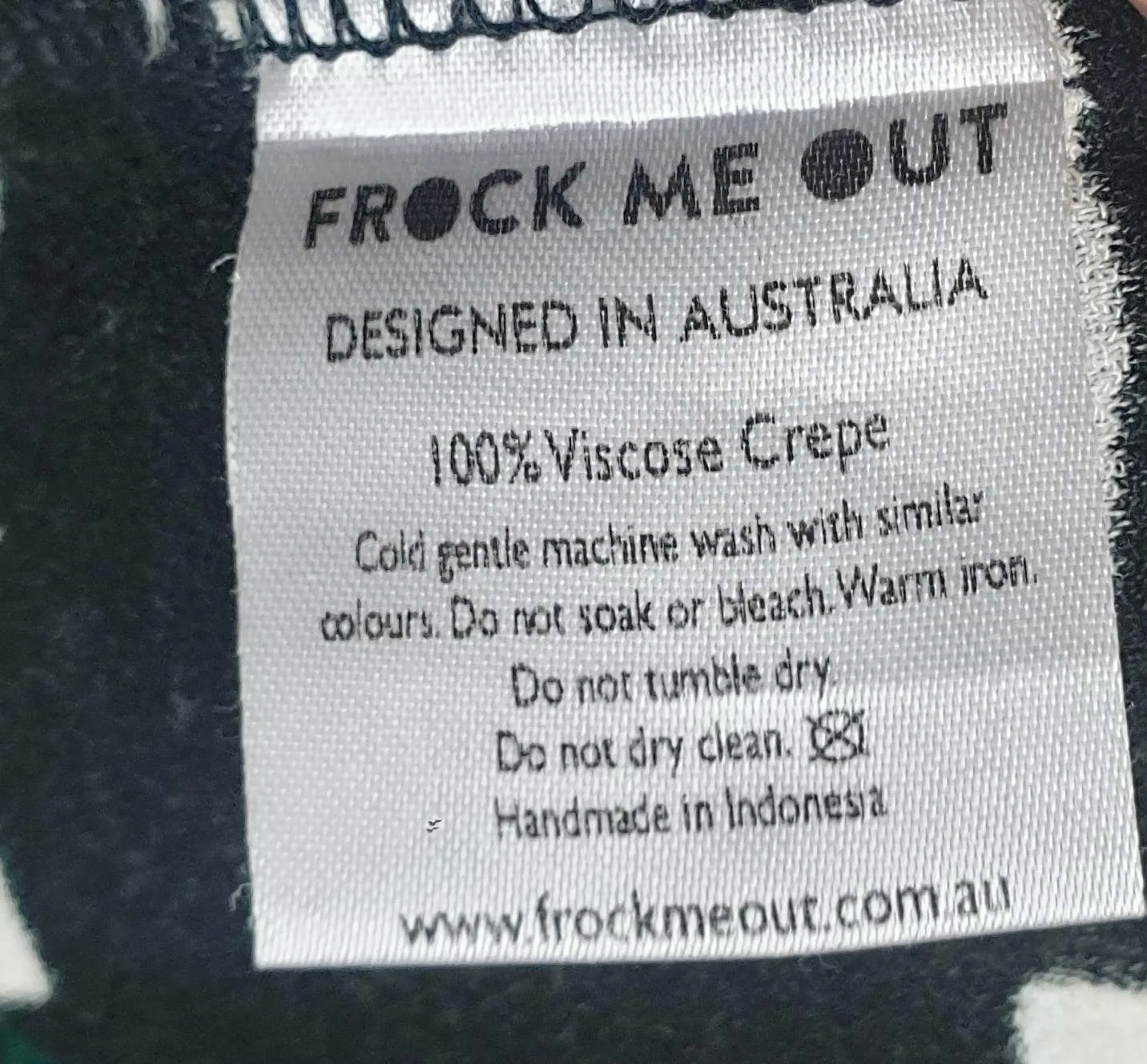 Frock Me Out black print skirt size 8