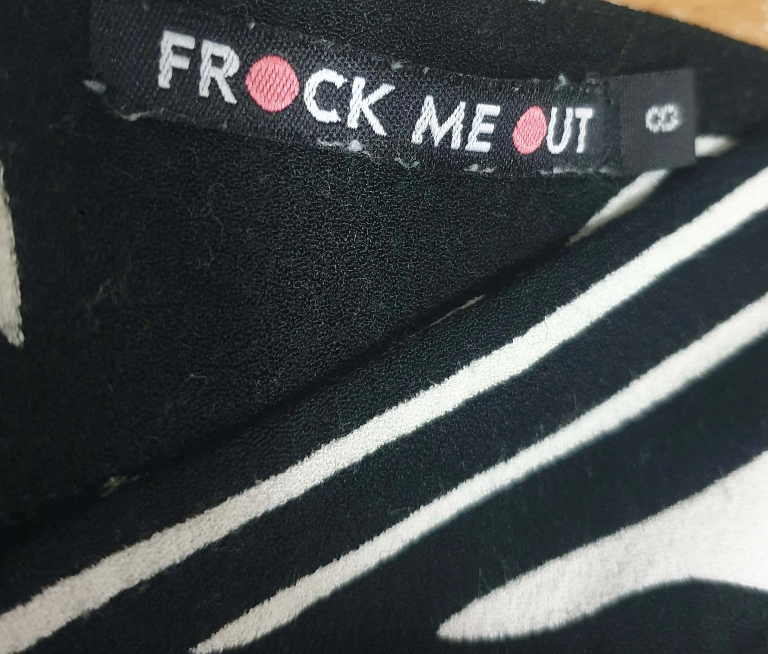 Frock Me Out black print skirt size 8