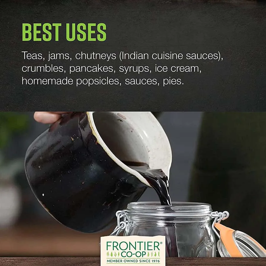 FRONTIER CO-OP ELDERBERRIES, WHOLE, ORGANIC