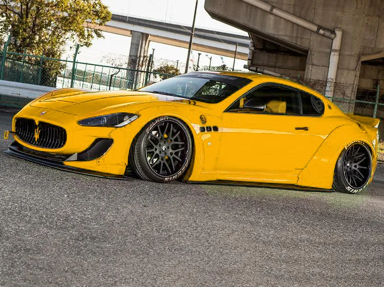 FRP LBPE Wide Body Side Skirts 4pc for Maserati GranTurismo 08-13