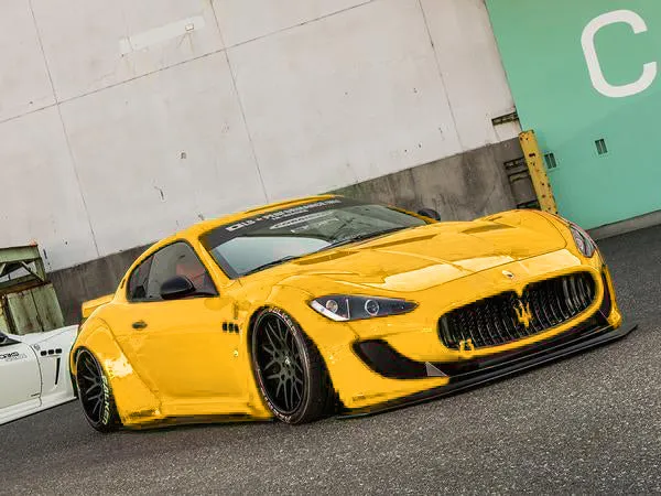FRP LBPE Wide Body Side Skirts 4pc for Maserati GranTurismo 08-13