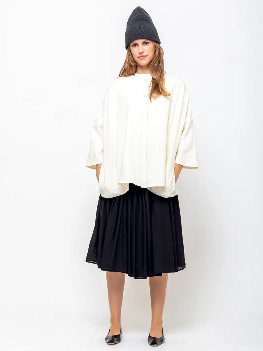 Gathered Skirt - Black