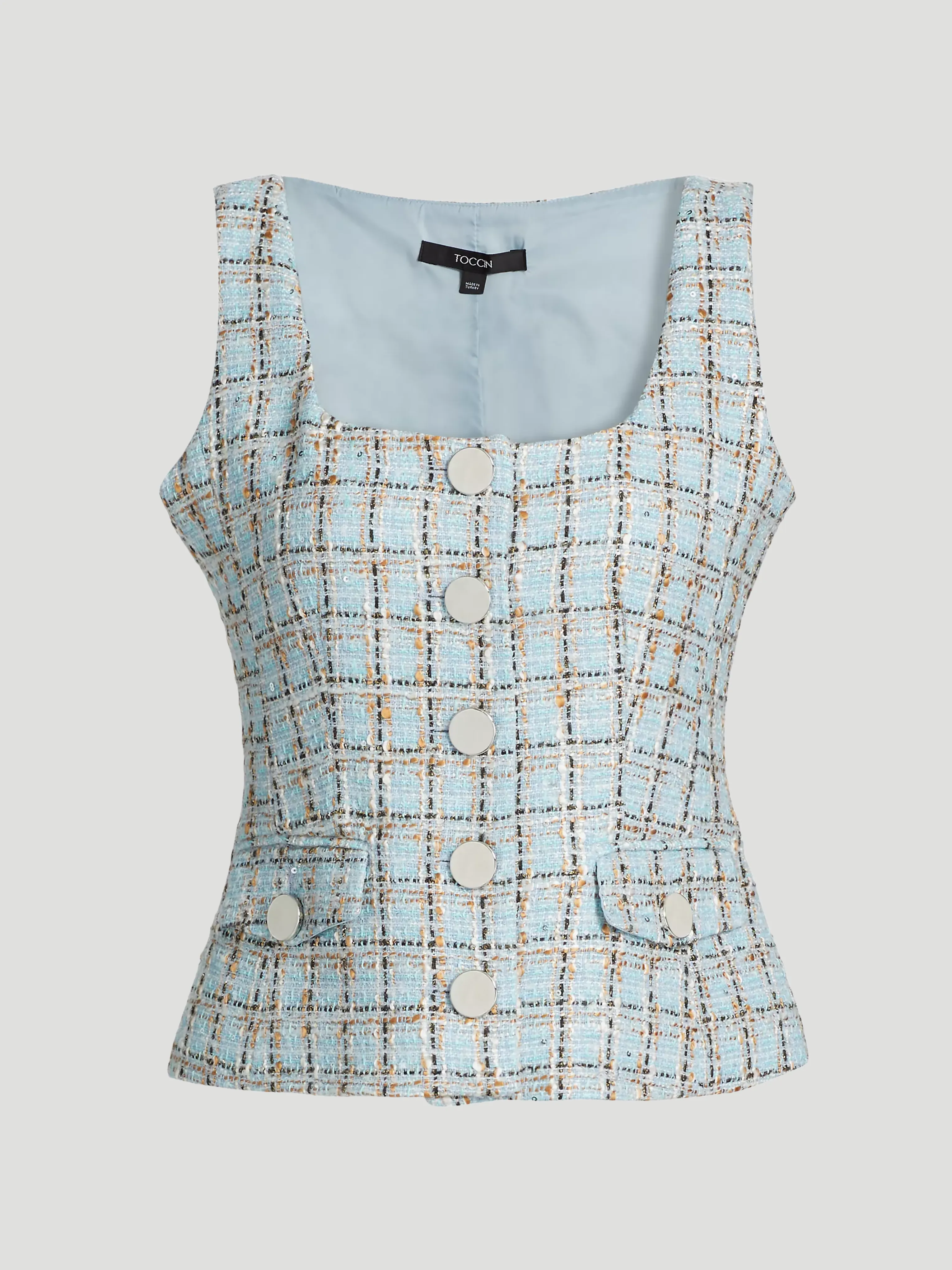 Georgia Tweed Tailored Vest