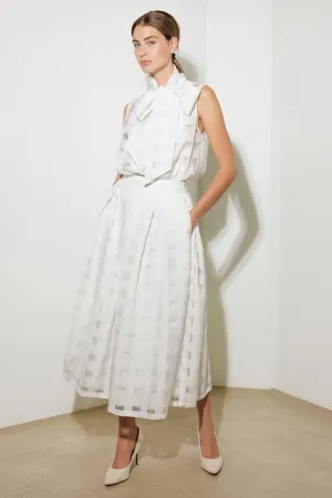Gingham Organza Full Skirt