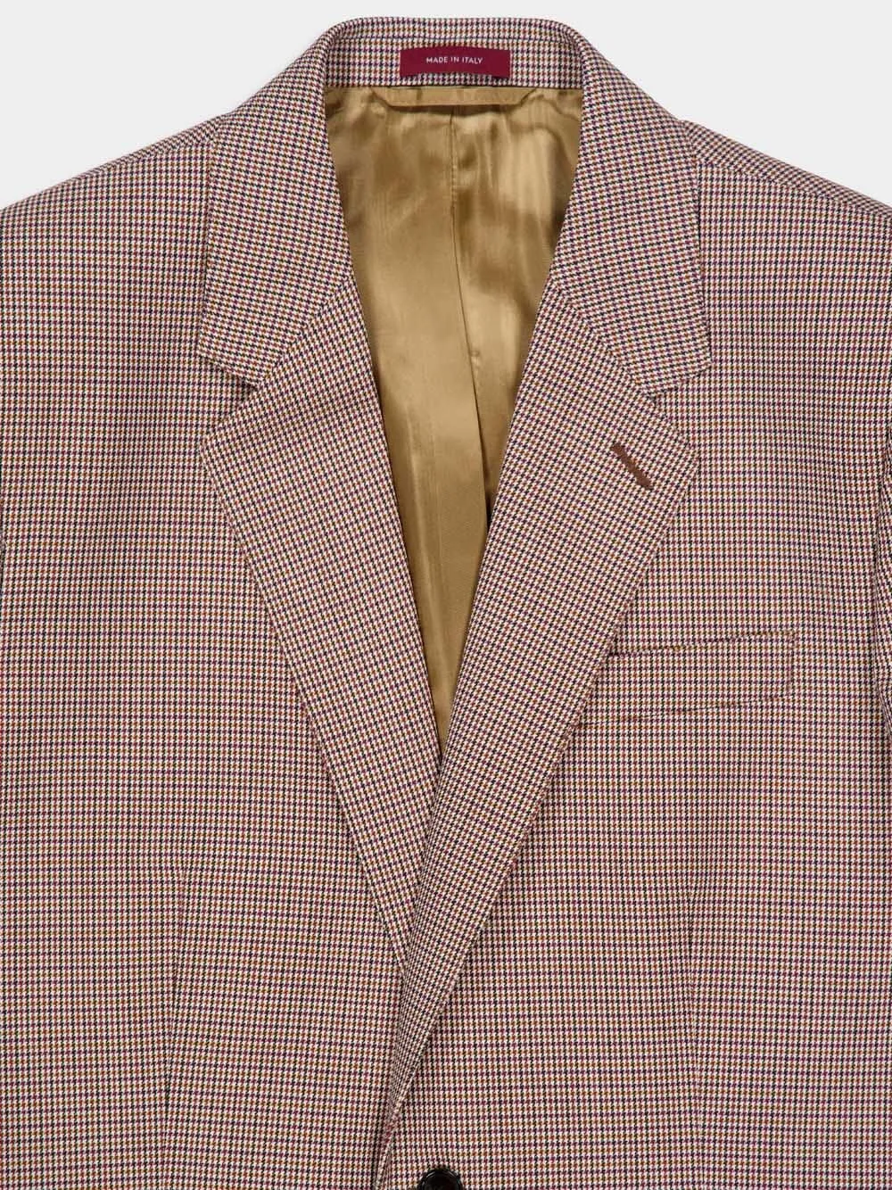 Gingham Wool Blazer