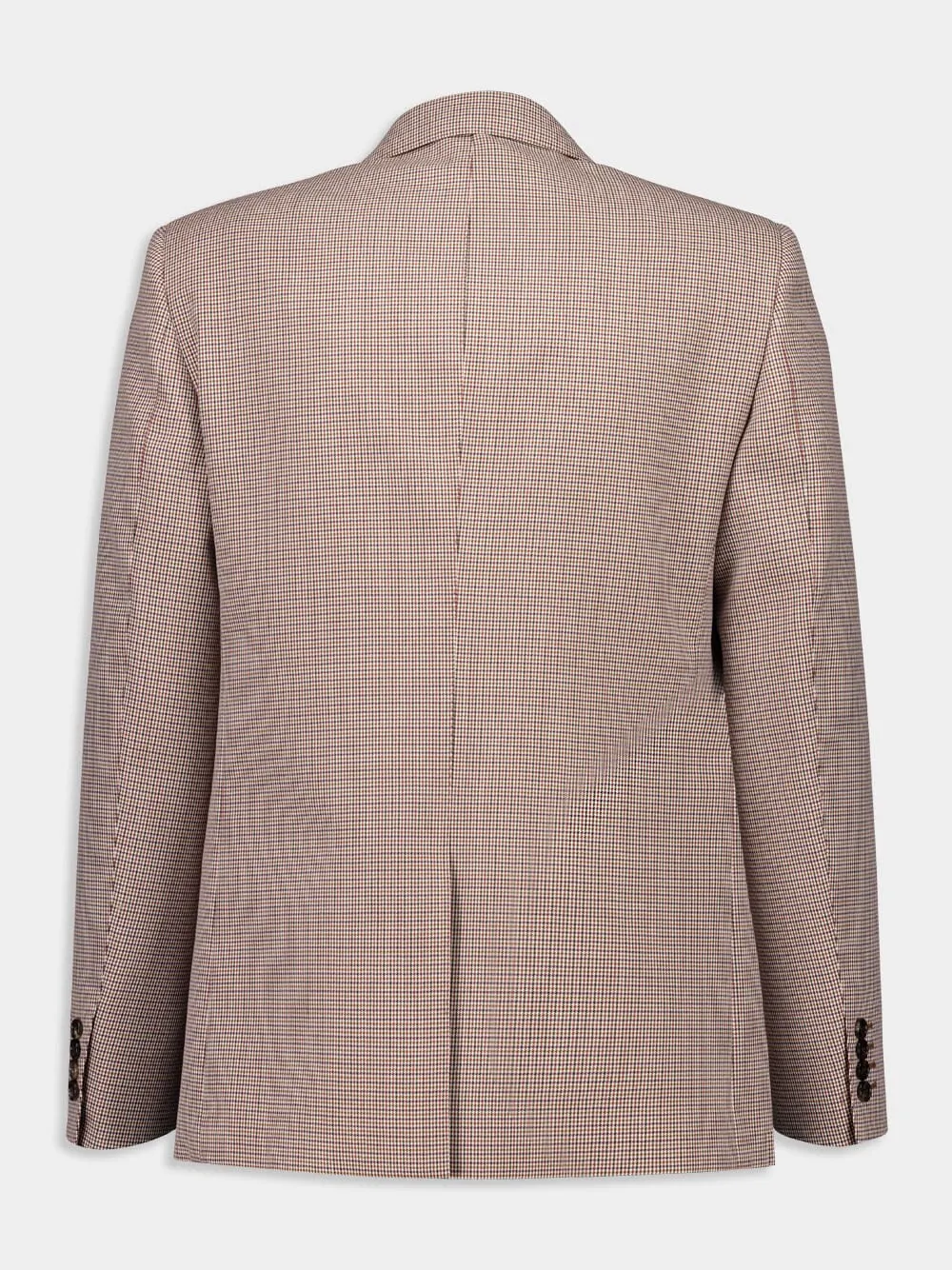 Gingham Wool Blazer