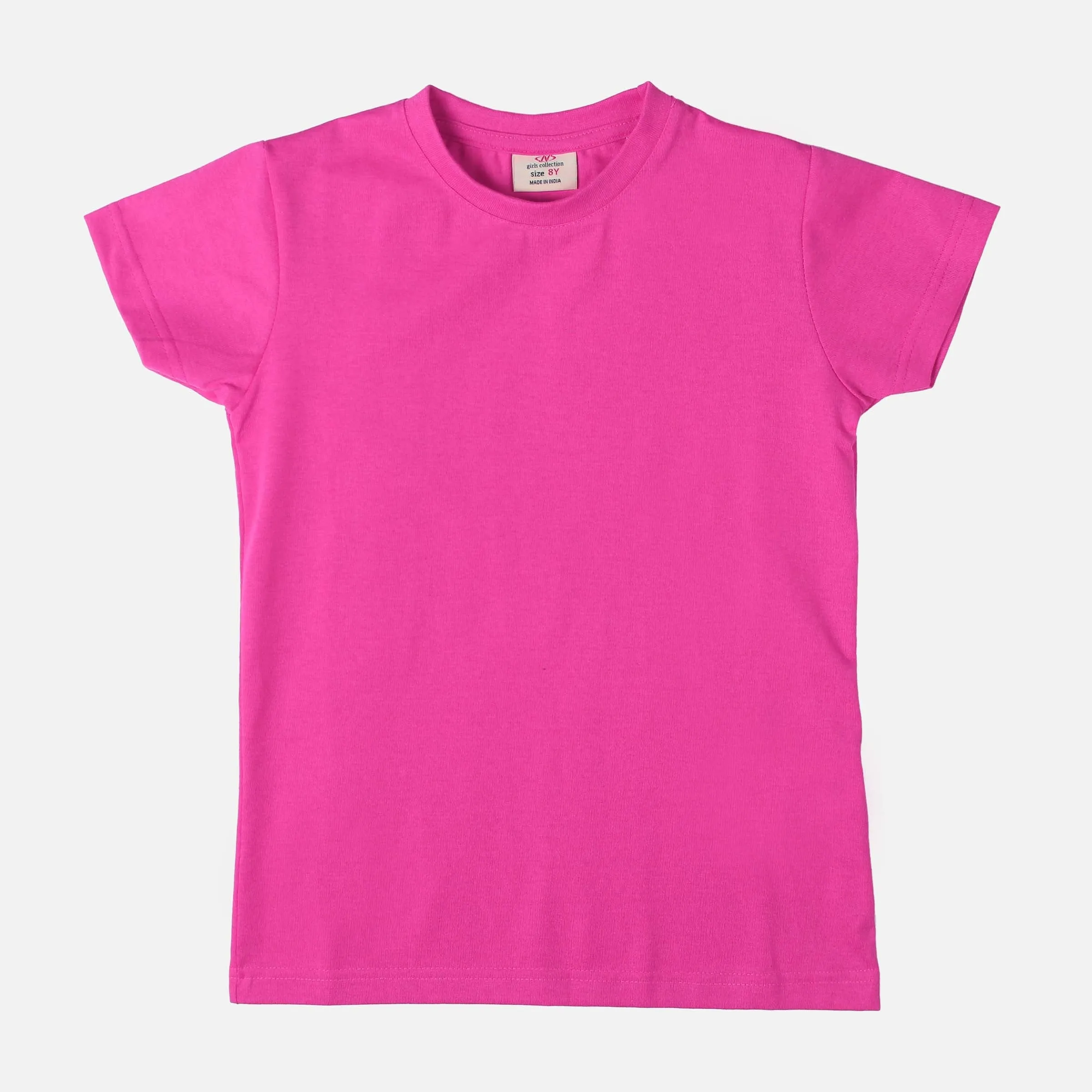 GIRLS ROUND NECK T-SHIRT REGULAR FIT