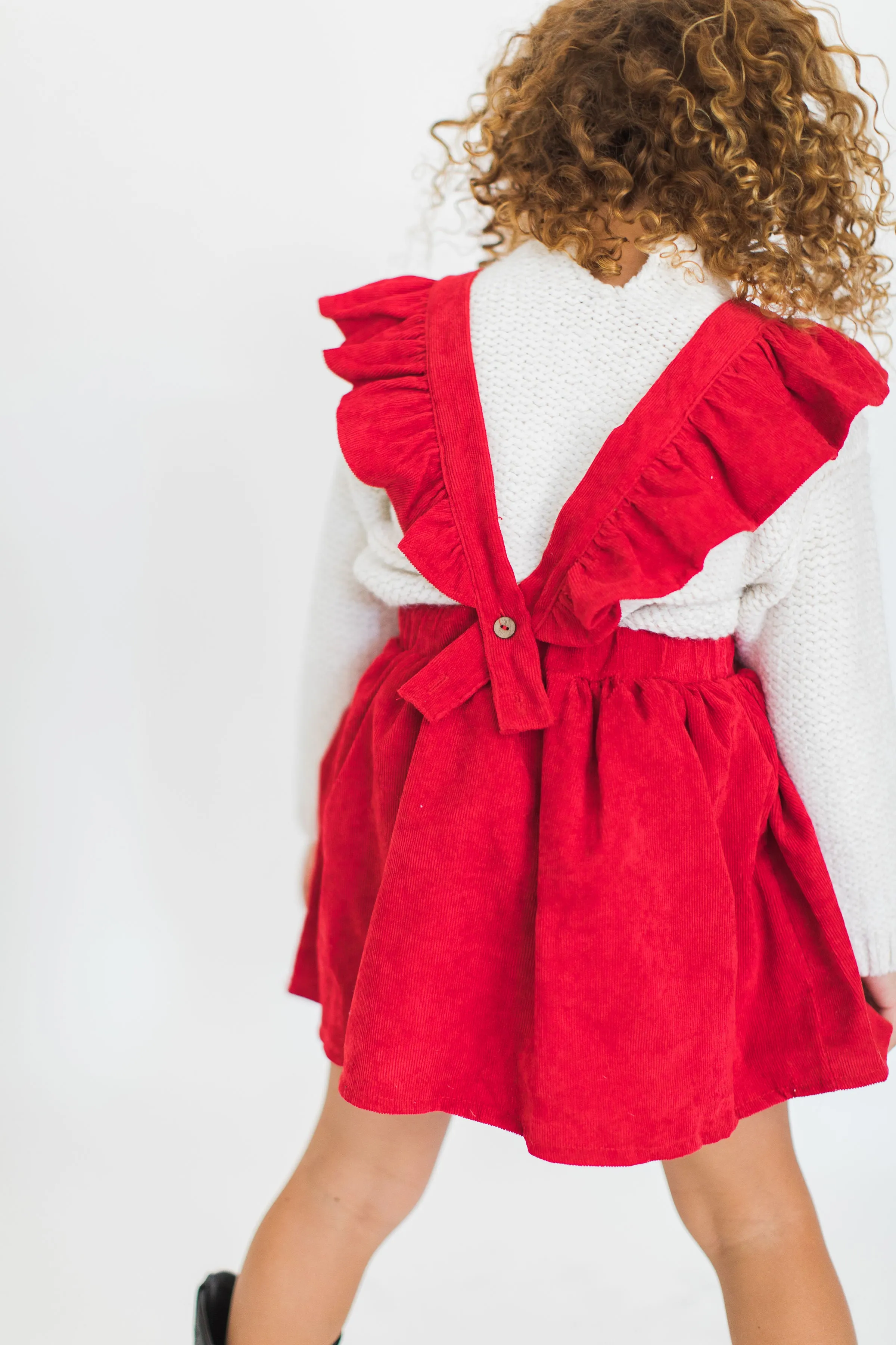 Girly in Red Dress