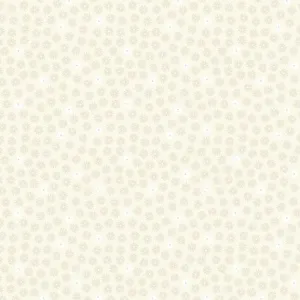 Glow Fairies Cream Tiny Glow Daisy Fabric Yardage