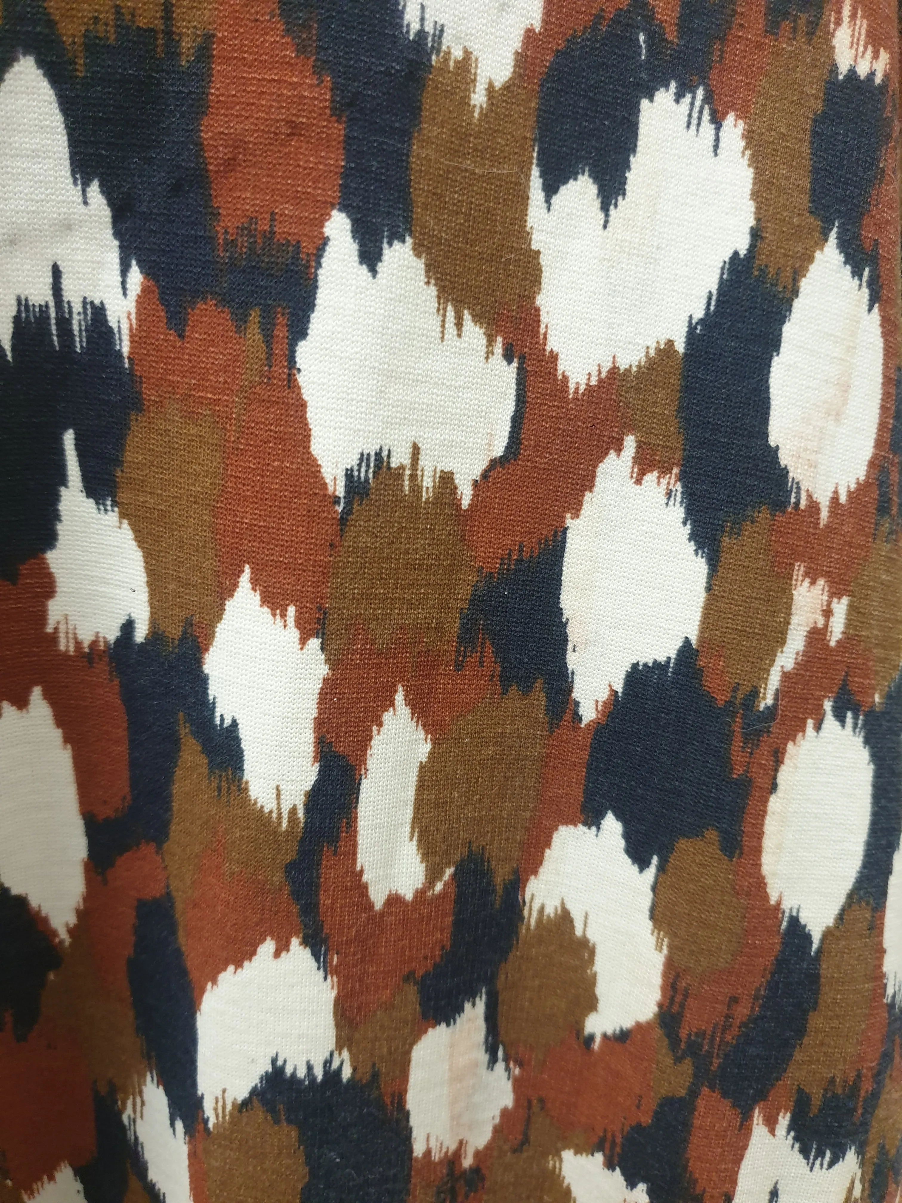 Gorman cropped autumnal print jumper size 12