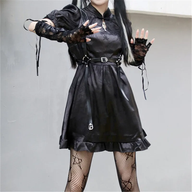 Gothic Hollow Cheongsam Dress ER5745