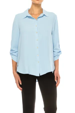 Grand & Greene Adjustable Sleeve Button Down Shirt