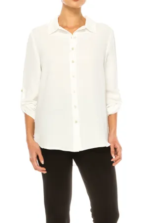 Grand & Greene Adjustable Sleeve Button Down Shirt