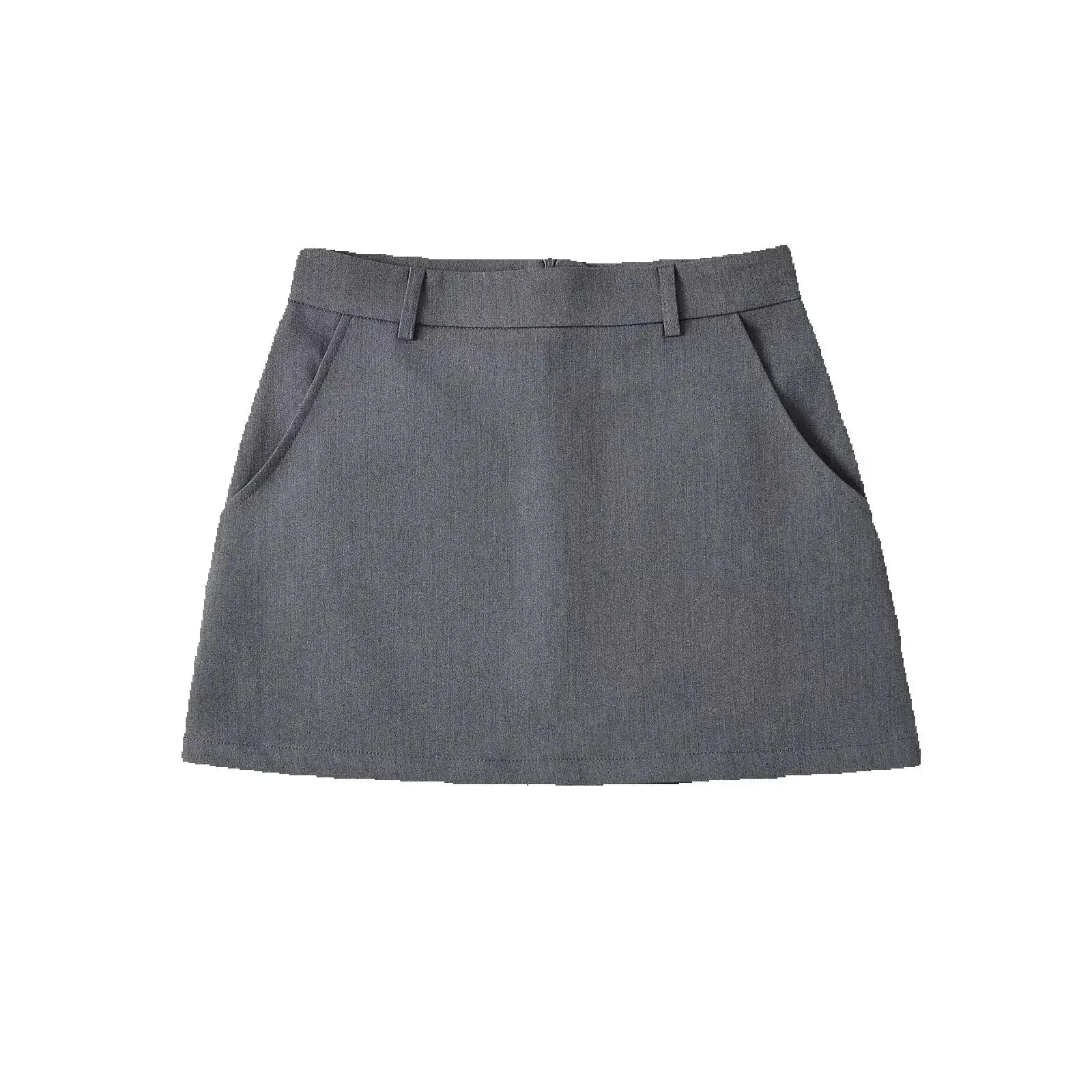Grey High-rise Mini Skirt | Dreamofthe90s