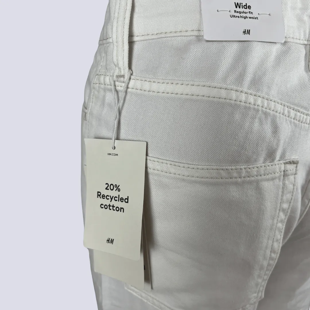 H&M Barrel High Waste Wide Leg Jean 8